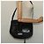 Borsa a spalla Gianni Versace in pelle nera argento autentica bs26903 Nero - vista 20