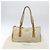 PRADA Borsa a mano trapuntata in nylon beige argento autentica ki5791 - vista 12