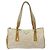PRADA Borsa a mano trapuntata in nylon beige argento autentica ki5791 - vista 13