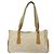 PRADA Borsa a mano trapuntata in nylon beige argento autentica ki5791 - vista 2