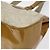 PRADA Borsa a mano trapuntata in nylon beige argento autentica ki5791 - vista 8