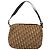 Borsa a spalla in tela Trotter Christian Dior marrone oro Auth 127684 - vista 13