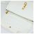 Borsa a Spalla GUCCI in Pelle Bianca e Oro Auth hk2861 Bianco D'oro - vista 18