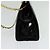 Borsa a spalla Gancini Chain di Salvatore Ferragamo in vernice nera e oro Auth 129160 Nero D'oro - vista 4
