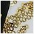 Borsa a spalla Gancini Chain di Salvatore Ferragamo in vernice nera e oro Auth 129160 Nero D'oro - vista 8
