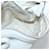 MCM Shoulder Bag Leather White Silver Auth 129389 Silvery  - view 18