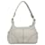 MCM Shoulder Bag Leather White Silver Auth 129389 Silvery  - view 2