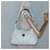 MCM Shoulder Bag Leather White Silver Auth 129389 Silvery  - view 21