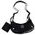 Philipp Plein Borsa a spalla Bowler in pelle stampata Croco Hexagon nera Nero