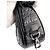 Philipp Plein Borsa a spalla Bowler in pelle stampata Croco Hexagon nera Nero - vista 10