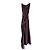 Vestido midi drapeado asimétrico Victoria Beckham Fig Ciruela Morado oscuro - vista 2