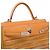 Hermès Borsa HERMES Kelly 35 in Pelle Beige - 102706 - vista 7