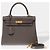 Hermès Borsa HERMES Kelly 25 in Pelle Grigia - 102683 Grigio