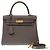 Hermès Borsa HERMES Kelly 25 in Pelle Grigia - 102683 Grigio - vista 3