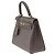 Hermès Borsa HERMES Kelly 25 in Pelle Grigia - 102683 Grigio - vista 5
