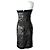 Autre Marque Schwarzes Samtkleid - view 5