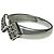 Autre Marque Anello con 2 rombi con diamanti in ORO BIANCO 18K - vista 3