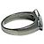 Autre Marque Anello con 2 rombi con diamanti in ORO BIANCO 18K - vista 4