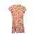 Autre Marque Robe mini Welcomme Pierron Marron Orange Coton