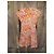 Autre Marque Robe mini Welcomme Pierron Marron Orange Coton - vue 2