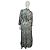 Forte Forte Silk Wrap Midi Cocktail Dress Beige Turquoise - view 2
