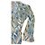 Forte Forte Silk Wrap Midi Cocktail Dress Beige Turquoise - view 4