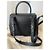 Borsa Polène Mini Nano Nera in Pelle di Agnello Nero - vista 3