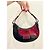 Borsa Zadig & Voltaire Moonrock in pelle verniciata nera e bordeaux Nero Bordò - vista 2