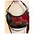 Borsa Zadig & Voltaire Moonrock in pelle verniciata nera e bordeaux Nero Bordò - vista 8