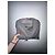 Borsa Zadig & Voltaire Moonrock in pelle verniciata nera e bordeaux Nero Bordò - vista 9