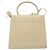 Borsa a mano in pelle LOEWE Barcellona 2 vie beige Auth bs26715 - vista 2