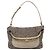 CHANEL Borsa a Spalla Matelassé Lana Grigia Oro CC Auth 127587V Marrone D'oro - vista 13