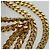 Borsa a spalla Horse Ferry Chain di Burberry in rafia beige e oro Auth bs26785 D'oro - vista 8