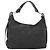 Borsa Gancini in tela e pelle nera argento di Salvatore Ferragamo Auth bs26905 Nero