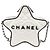 CHANEL Schultertasche Star Chain Satin Weiß Gold CC Auth 125991SM Golden - Ansicht 13