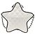 CHANEL Schultertasche Star Chain Satin Weiß Gold CC Auth 125991SM Golden - Ansicht 2