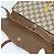 Bolso de Hombro GUCCI GG Supreme Web Sherry Line PVC Beige Oro Auth BA3358 Dorado - vista 10