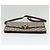Bolso de Hombro GUCCI GG Supreme Web Sherry Line PVC Beige Oro Auth BA3358 Dorado - vista 5