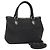 PRADA Borsa a mano in tela 2 vie Nero Oro Auth 125699 D'oro