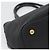PRADA Borsa a mano in tela 2 vie Nero Oro Auth 125699 D'oro - vista 16