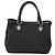 PRADA Borsa a mano in tela 2 vie Nero Oro Auth 125699 D'oro - vista 2
