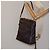 Borsa a mano in pelle GUCCI Bamboo 2 vie marrone scuro oro Auth 121135 D'oro - vista 23