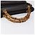 Borsa a mano in pelle GUCCI Bamboo 2 vie marrone scuro oro Auth 121135 D'oro - vista 7