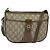 GUCCI GG Supreme Web Sherry Line Borsa PVC Beige Oro 89 02 032 Auth ep9229 D'oro