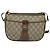 GUCCI GG Supreme Web Sherry Line Borsa PVC Beige Oro 89 02 032 Auth ep9229 D'oro - vista 13