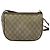GUCCI GG Supreme Web Sherry Line Borsa PVC Beige Oro 89 02 032 Auth ep9229 D'oro - vista 2