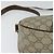 GUCCI GG Supreme Web Sherry Line Borsa PVC Beige Oro 89 02 032 Auth ep9229 D'oro - vista 9