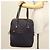 Borsa a mano Gancini in tela blu navy oro Auth BA3244 di Salvatore Ferragamo - vista 22