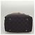 Borsa a mano Gancini in tela blu navy oro Auth BA3244 di Salvatore Ferragamo - vista 5
