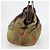 CHANEL Borsa a mano in tela e pelle ricamata graffiti khaki CC Auth 127134SM Cachi - vista 3